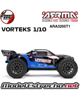 ARRMA 1/10 VORTEKS MEGA 550 2WD STADIUM TRUCK RTR AZUL