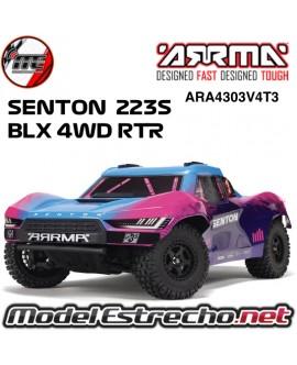 ARRMA 1/10 SENTON 223S BLX BRUSHLESS 4x4 SHORT COURSE TRUCK  ARA4303V4T3