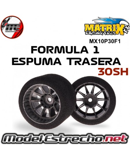 MATRIX RUEDAS FORMULA 1 TRASERAS ESPUMA 30SH 62mm MX10P30F1