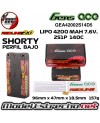 Gens Ace REDLINE 2.0 SERIES 4200mha SHORTY 7,6v HV. 140C 2S1P HC 5.0mm GEA42002S14D5 GA42002S14D5