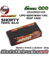 Gens Ace REDLINE 2.0 SERIES 4200mha SHORTY 7,6v HV. 140C 2S1P HC 5.0mm GEA42002S14D5 GA42002S14D5
