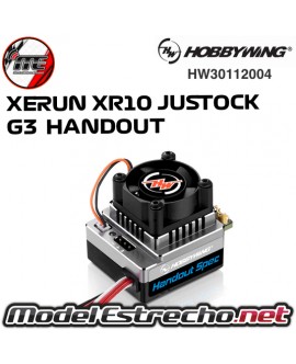 HOBBYWING XERUN XR10 JUSTOCK G3 HANDOUT SPEC ESC 60A 2s-3 LIPO BEC HW30112004