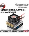 HOBBYWING XERUN XR10 JUSTOCK G3 HANDOUT SPEC ESC 60A 2s-3 LIPO BEC HW30112004