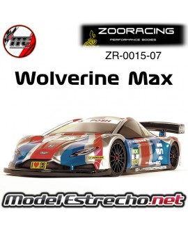 ZOORACING WOLVERINE MAX 0.7mm 1/10 TOURING CAR CLEAR 190mm ZR-0015-07