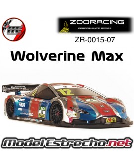 ZOORACING WOLVERINE MAX 0.7mm 1/10 TOURING CAR CLEAR 190mm ZR-0015-07