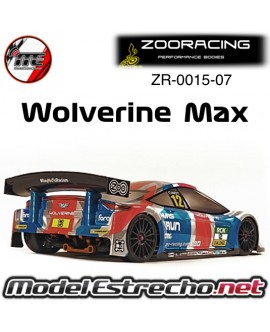 ZOORACING WOLVERINE MAX 0.7mm 1/10 TOURING CAR CLEAR 190mm ZR-0015-07