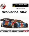 ZOORACING WOLVERINE MAX 0.7mm 1/10 TOURING CAR CLEAR 190mm ZR-0015-07