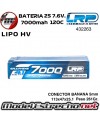 copy of BATERIA LRP SHORTY 7.6v. LIPO HV 6200mah GRAPHENE 135c/65c