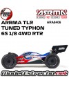 ARRMA TLR TUNED TYPHON 6S 1/8 4WD BLX BUGGY RTR