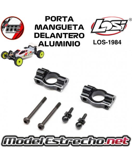 PORTAMANGUETA DELANTERA ALUMINIO LOSI MICRO-B 1/24