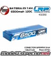 copy of BATERIA LRP SHORTY 7.6v. LIPO HV 6200mah GRAPHENE 135c/65c