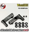 TRIANGLE AVANT SUPERIOR NOIRS ALUMINIUM EN I - YOKOMO Y2-008FUIA