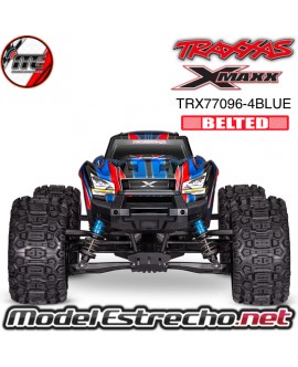 TRAXXAS X-MAXX 8S 4WD RTR MONSTER TRUCK BELTED AZUL TRX77086-4BLUE