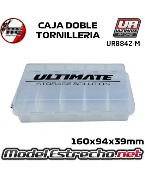 CAJA DOBLE TORNILLERIA ULTIMATE 160x94x39mm