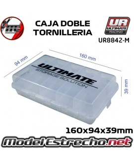 CAJA DOBLE TORNILLERIA ULTIMATE 160x94x39mm