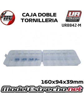 CAJA DOBLE TORNILLERIA ULTIMATE 160x94x39mm