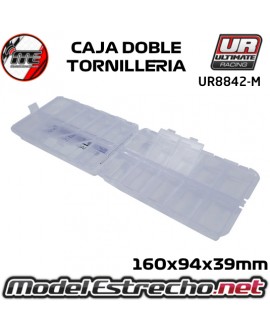CAJA DOBLE TORNILLERIA ULTIMATE 160x94x39mm
