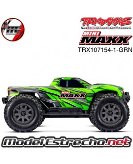 TRAXXAS MINI MAXX BL-2S VERDE INCLUYE BATERIA Y CARGADOR  TRX107154-1-GRN