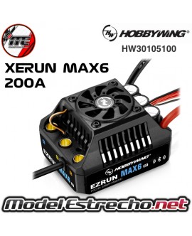 HOBBYWING XERUN MAX6 ESC 200A 3-8s LIPO BEC 8A HW30105100
