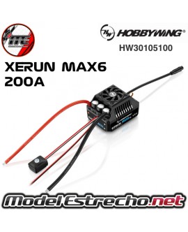 HOBBYWING XERUN MAX6 ESC 200A 3-8s LIPO BEC 8A HW30105100