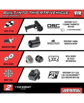 copy of ARRMA MOJAVE GROM DT MEGA 380 BRUSHED 4x4 RTR ROJO/NEGRO