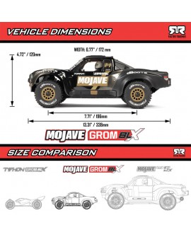 copy of ARRMA MOJAVE GROM DT MEGA 380 BRUSHED 4x4 RTR ROJO/NEGRO