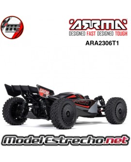 ARRMA TYPHON GROM 1/18 223 BLX BRUSHLESS 4WD BUGGY RTR SILVER ARA2306T1