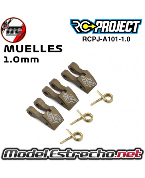 ZAPATAS Y MUELLES 1.0mm EMBRAGUE RCPROJECT RCPJ-A101-1.0
