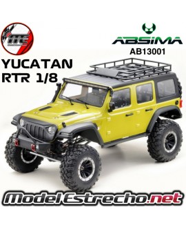 COCHE CRAWLER 1:8 YUCATAN LIME-GREEN RTR ABSIMA
