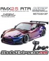 COCHE DRIFT MST RMX 2.5 RWD RTR GR86RB IRISDESCENTE PURPURA BRUSHLESS MST533913IP