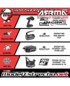 ARRMA GRANITE 223S DSC MONSTER TRUCK V4 3S BRUSHLESS 4WD MT RTR ROJO ARA4302V4T2