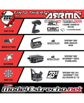 copy of ARRMA SENTON 4X4 V3 3S BLX BRUSHLESS SC ROJO