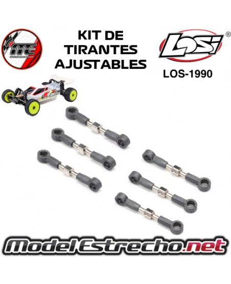 TIRANTES AJUSTABLES LOSI MICRO-B 1/24 LOS-1990