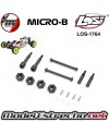 copy of PORTAMANGUETA DELANTERA ALUMINIO LOSI MICRO-B 1/24