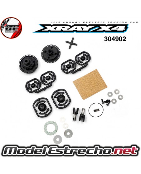 SET DIFERENCIAL COMPLETO XRAY X4 BB 304902