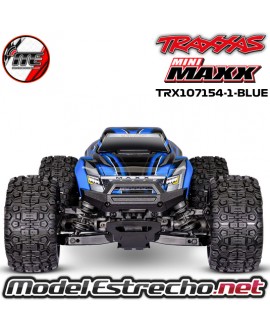 TRAXXAS MINI MAXX BL-2S MONSTER TRUCK BRUSHLESS AZUL TRX107154-1-BLUE