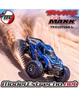 TRAXXAS MINI MAXX BL-2S MONSTER TRUCK BRUSHLESS AZUL TRX107154-1-BLUE