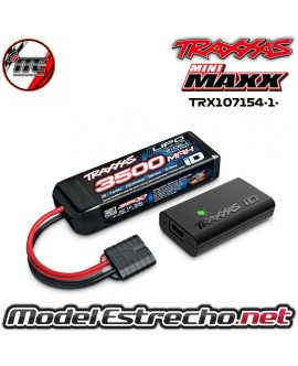 TRAXXAS MINI MAXX BL-2S MONSTER TRUCK BRUSHLESS AZUL TRX107154-1-BLUE