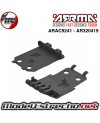 PLACA PROTECTORA INFERIOR DELANTERA Y TRASERA ARRMA ARAC9261 - AR320419