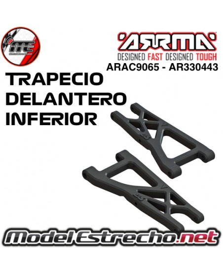 TRAPECIO INFERIOR DELANTERO ARRMA ARAC9065 - AR330443
