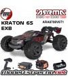 ARRMA KRATON V6 EXB 1/8 MONSTER TRUCK BRUSHLESS 6S 4WD RTR NEGRO ARA8708V6T1