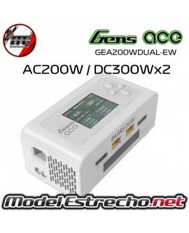 CARGADOR GENS ACE IMARS DUAL AC200W DC300Wx2 SMART BALANCE