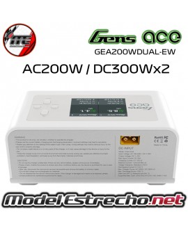 CARGADOR GENS ACE IMARS DUAL AC200W DC300Wx2 SMART BALANCE