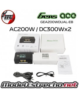 copy of CARGADOR GENS ACE IMARS DUAL AC200W DC300Wx2 SMART BALANCE