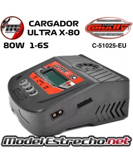 CARGADOR TEAM CORALLY ULTRA X-80 AC/DC BALANCE 80W. 1-6S LIXX C-51025-EU