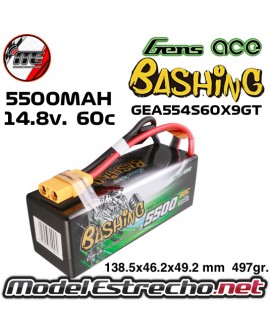 BATERIA GENS ACE BASHING SERIES  5500mah 14.8v 50C/100C 4S1P