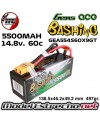 BATERIA GENS ACE BASHING SERIES  5500mah 14.8v 50C/100C 4S1P