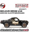 copy of ARRMA MOJAVE GROM DT MEGA 380 BRUSHED 4x4 RTR ROJO/NEGRO
