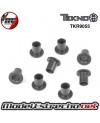 CASQUILLOS METALICOS TRAPECIO TRASEROS TEKNO EB48 (8Pcs) TKR9055