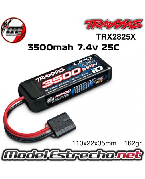 BATERIA TRAXXAS 3500MAH 7.4v. 2S
TRX2825X